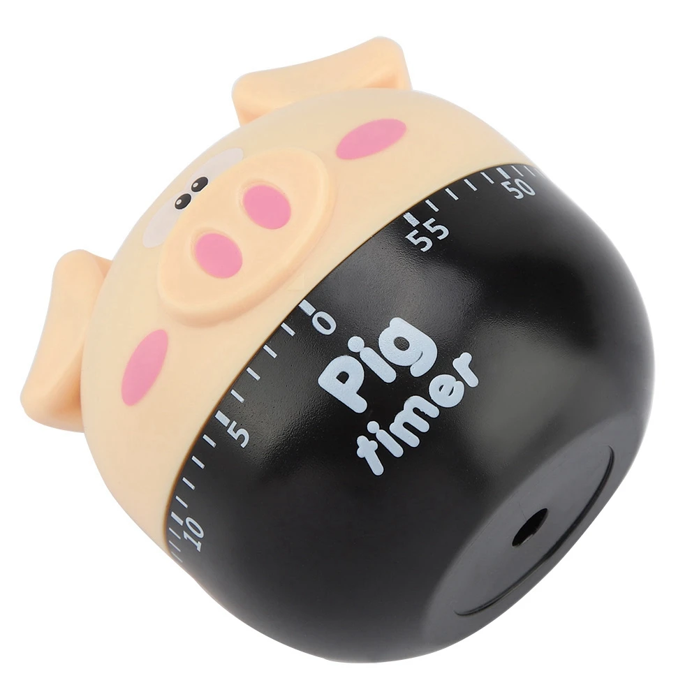موقت طهي خنزير كرتوني لطيف ، مؤقتات ميكانيكية ، عدادات للمطبخ ، أداة توقيت #6