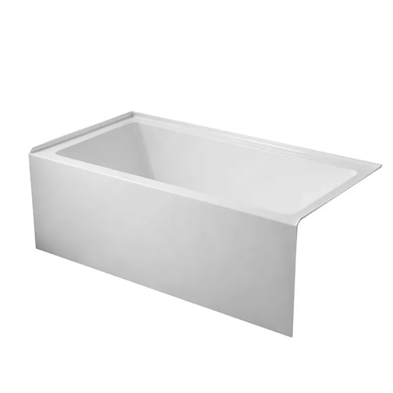 

Wholesale Portable Walk in Bath Tub Acrylic Two Sided Skirt Bathtubs