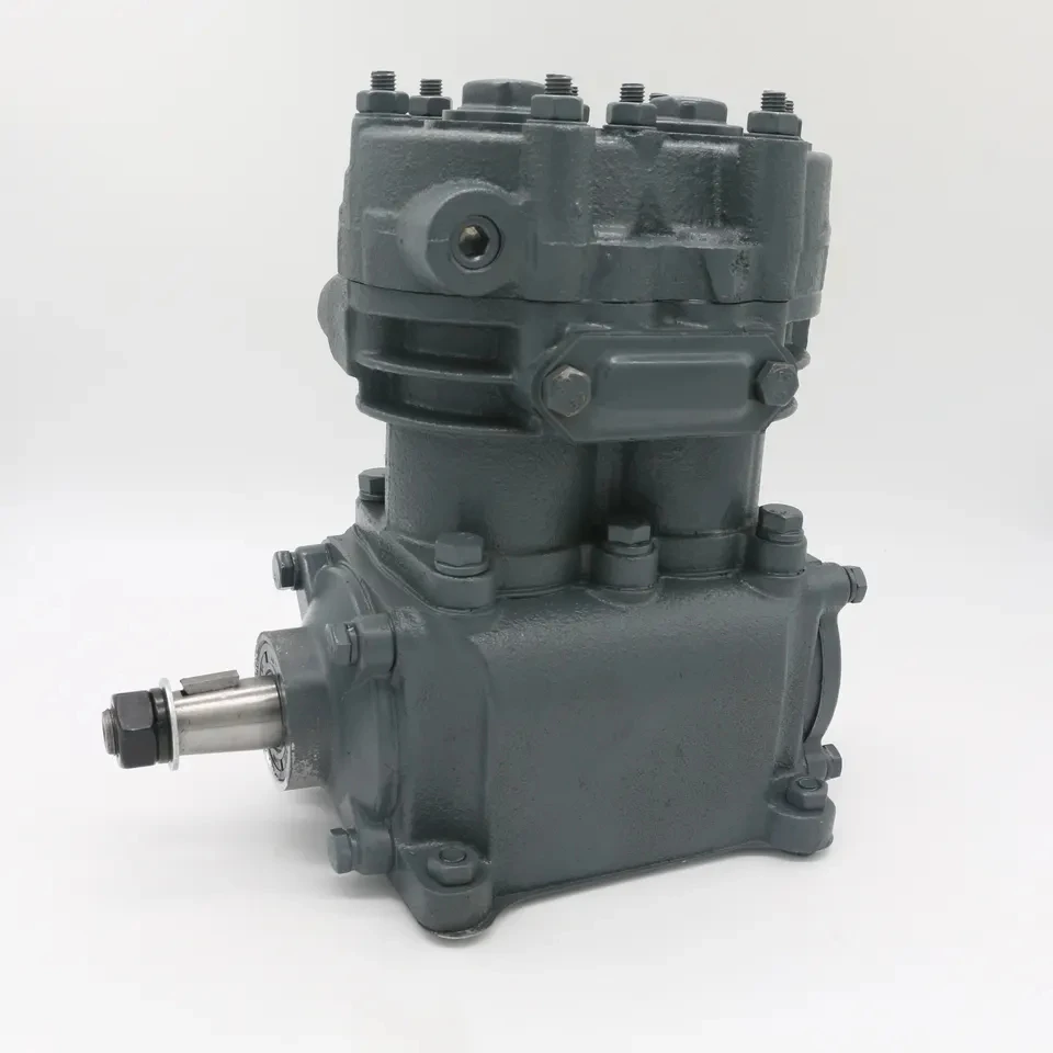 อะไหล่เครื่องยนต์รถยนต์อื่นๆ สำหรับรถบรรทุกคาแมซ์รัสเซีย 5336-3509015 คอมเพรสเซอร์เบรกอากาศสองสูบ อะไหล่รถบรรทุกรัสเซีย