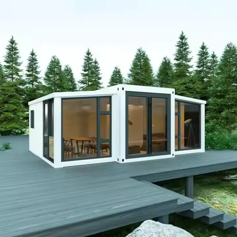 High Prefabrication 20ft Expandable Steel Modular Container Home Ready-to-Use Office For Hotels At Competitive Price Granny Flat