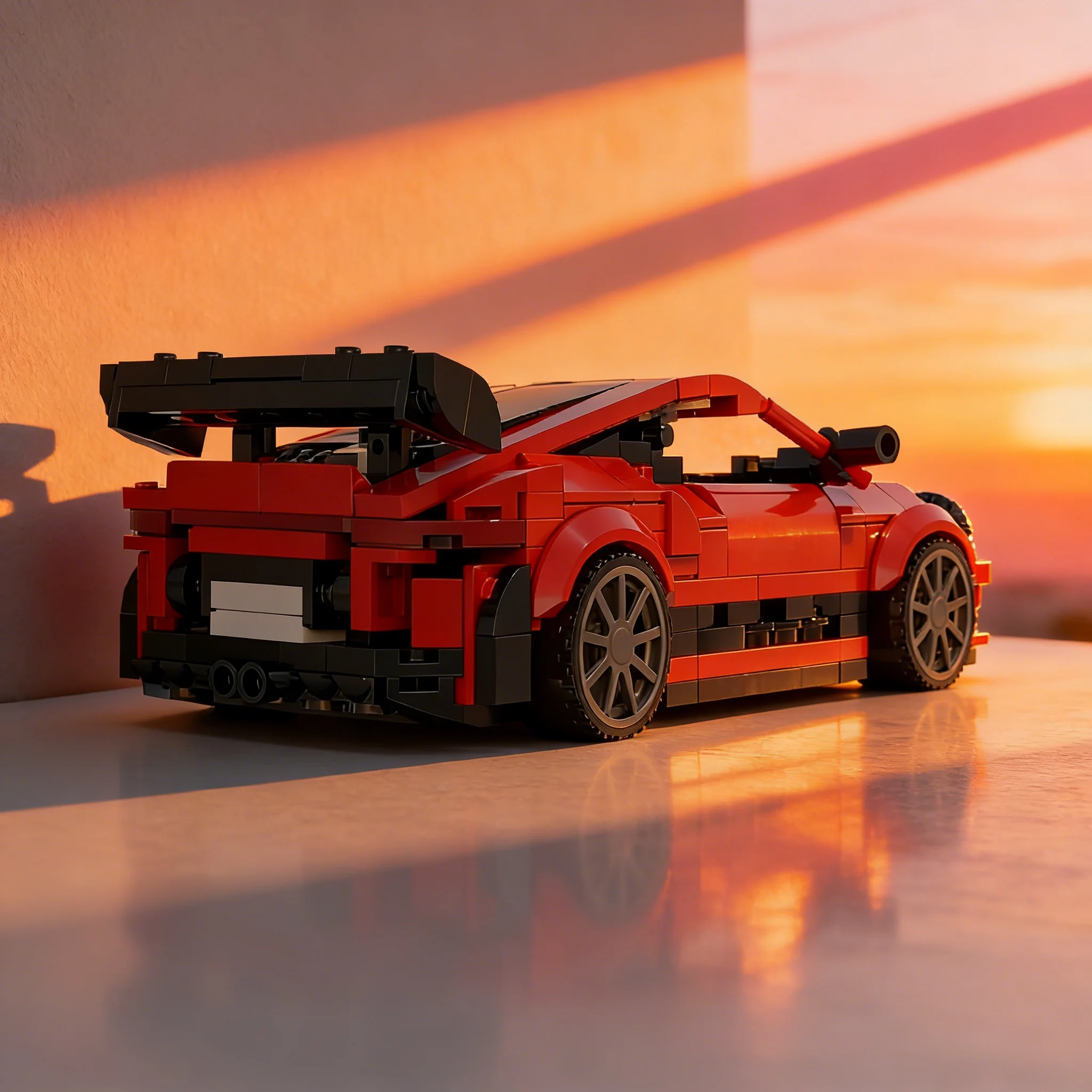

402PCS MOC City Champions Super Car Sports 911 GT3 Rs 992 Model Technology DIY Assembly Building Blocks Display Birthday Gift