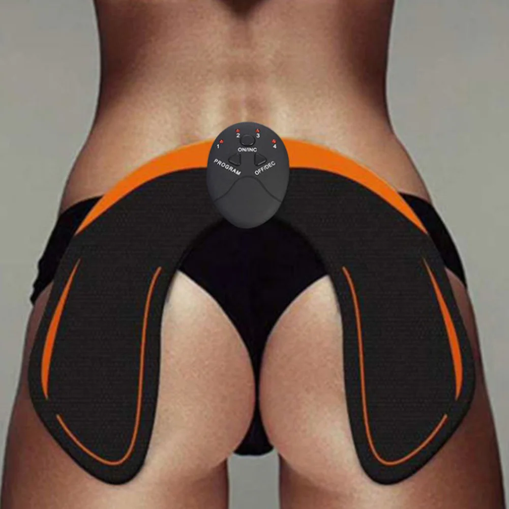 Stimolatore muscolare EMS Toner muscolare elettronico 6 modalità 19 intensità Dispositivo di stimolazione muscolare USB ricaricabile per modellare il corpo