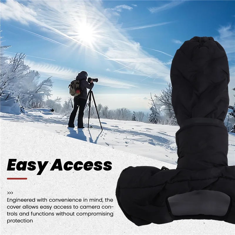 

ABKI-For DSLR Micro Single Camera Cold Cover Insulated Protective Warmth Cover For Enhanced Photography Cold Proof Cover
