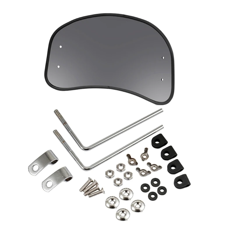 Upgraded Motorbike Windshields Universal Windscreen Easy Installs for Scooter