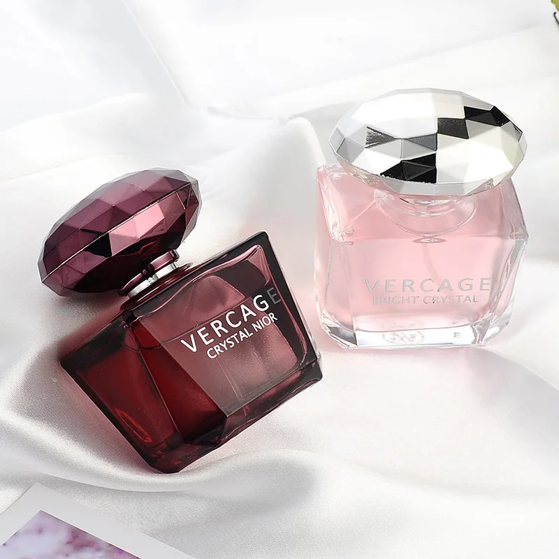 عطر 50 مل عطر أوسمانثوس الفاوانيا والرمان للنساء من سلسلة كريستال دايموند عطر خفيف وأنيق #2