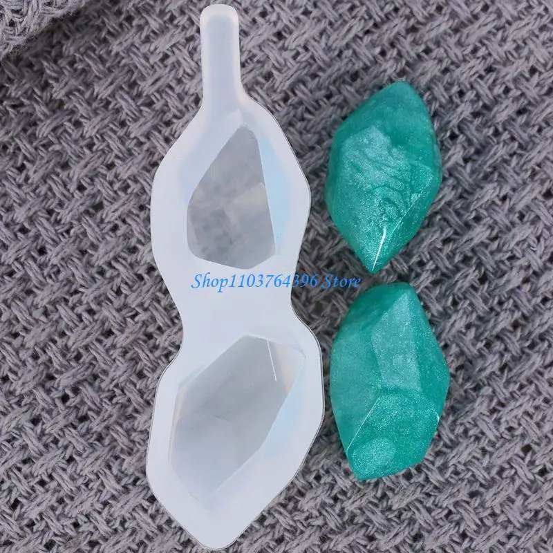 DIY الحرف اليدوية والمجوهرات العفن الكريستال الأقراط اليدوية المفاتيح الأشعة فوق البنفسجية الراتنج العفن