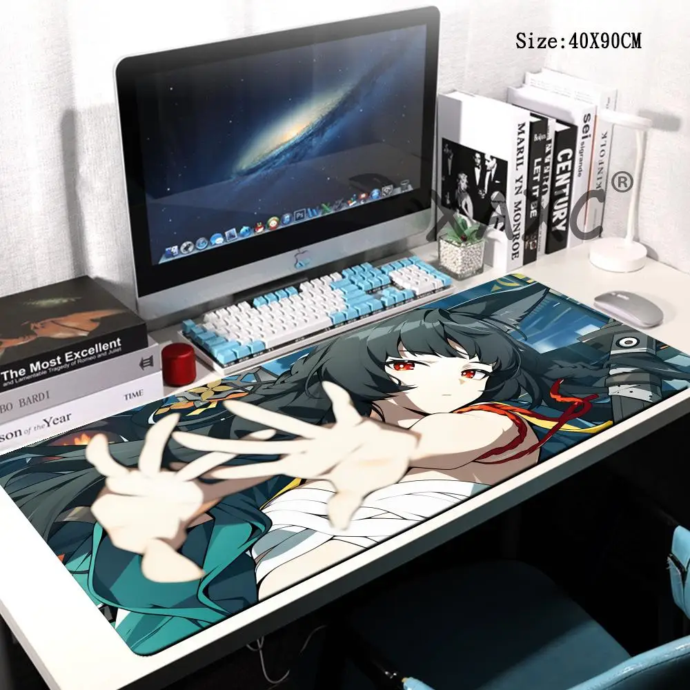 

HYBXAXC ZZZ Gaming Hoshimi Miyabi Mouse Pad Evelyn Vivian Anby Ellen Zenless Zone Zero Keyboard Desk Mats XXL Anime Girls