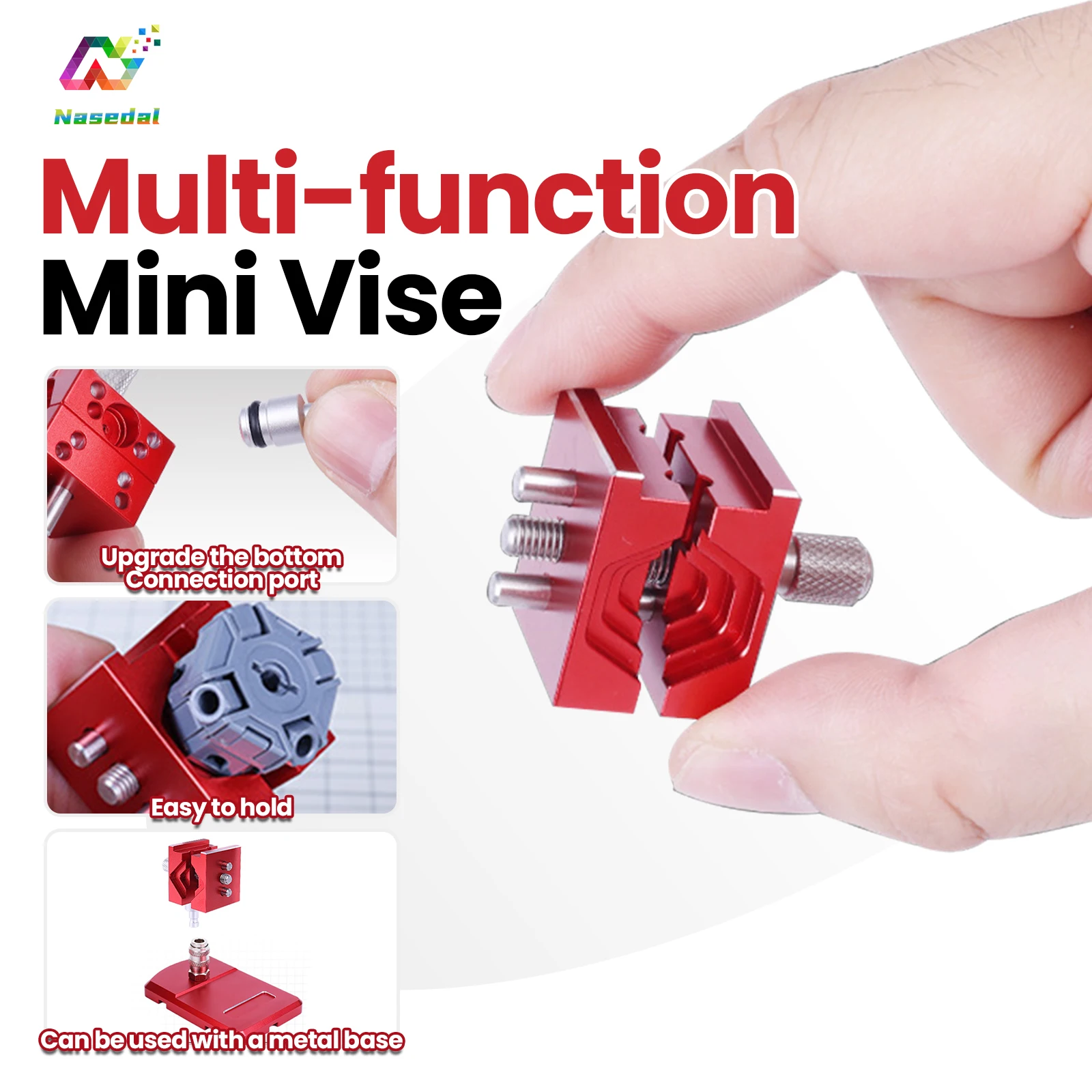 

Ustar UA-90637 UA-91403 Mini Bench Vise for Gundam Military Model Making Fixed Parts Tool DIY Craft Precision Hobby Project