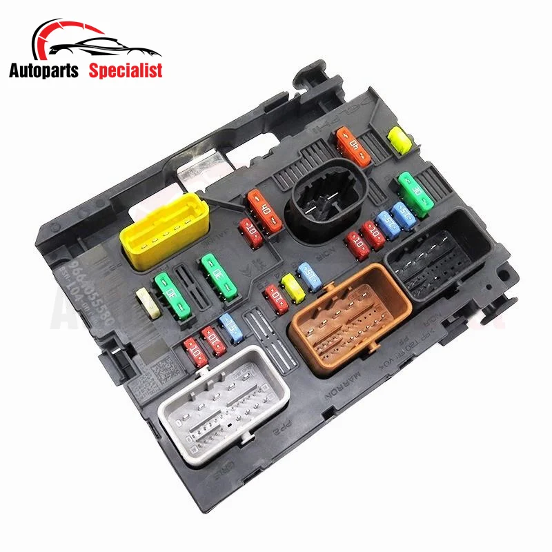 OE 9809742880 Box BSI Under Bonnet Fuse Box Assembly BSM 9666700480 R20=R05 For Citroen C4 Peugeot 307 408 308