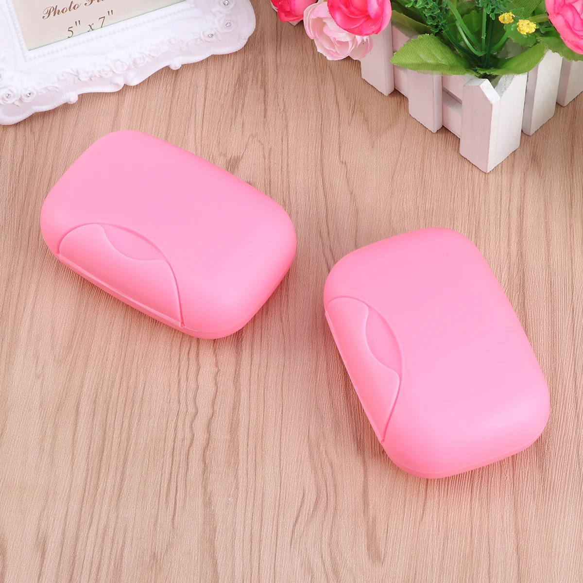 

Portable Box With Lock Compact Lightweight Pp Plastic Soap Container For Travel Camping Hiking Outdoor Activities Soap Dish Case