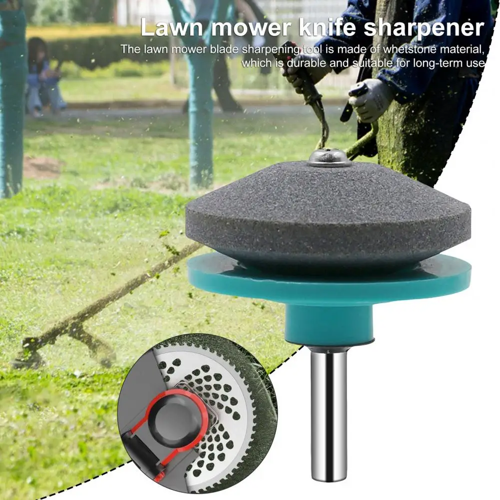 Electric Drill Blade Sharpener Attachment Universal Lawn Mower Blade Sharpener Kit for Garden Dull Blades for Electric for Lawn