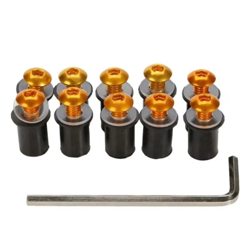 

H7BD 10PCS Мотоциклевые набор для монтажного набора для монтажного стекла монтаж