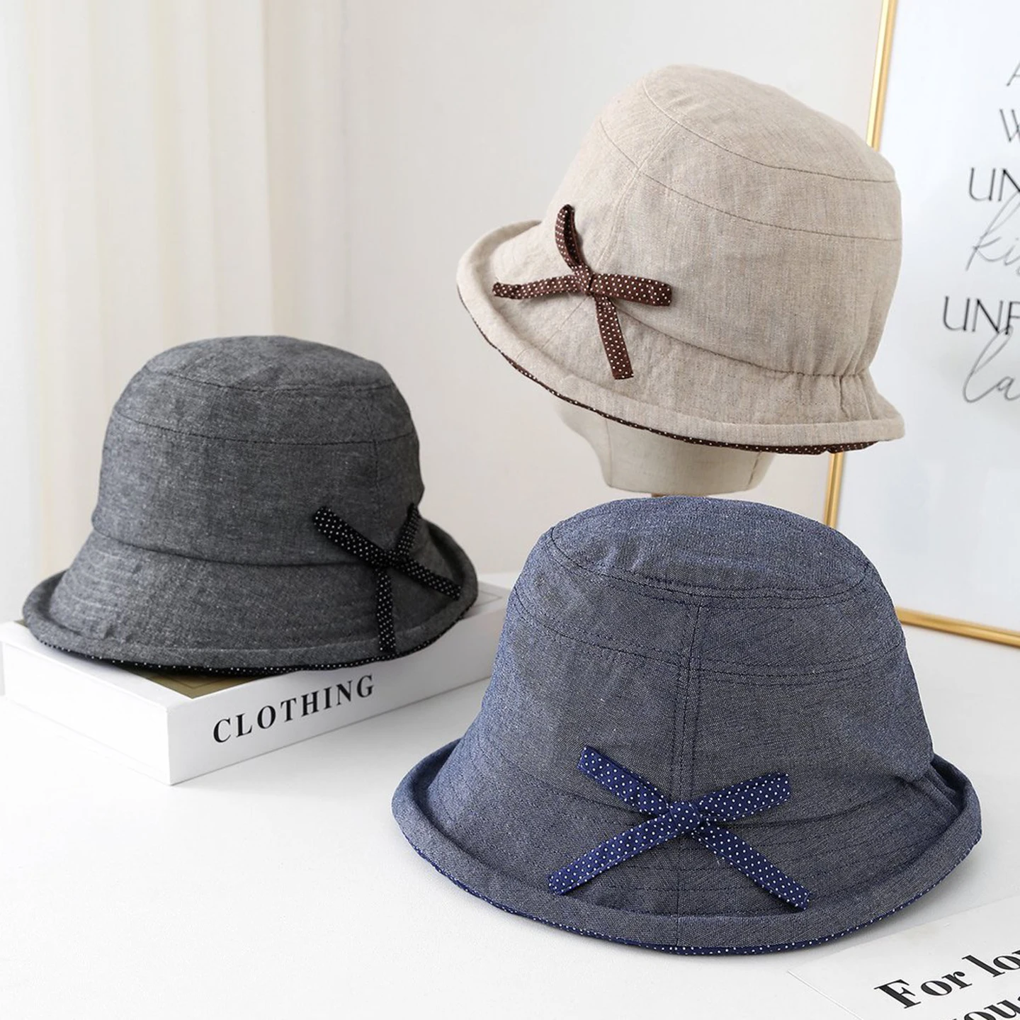 

Fisherman hat spring and autumn thin fashion casual outdoor sunshade elegant basin hat