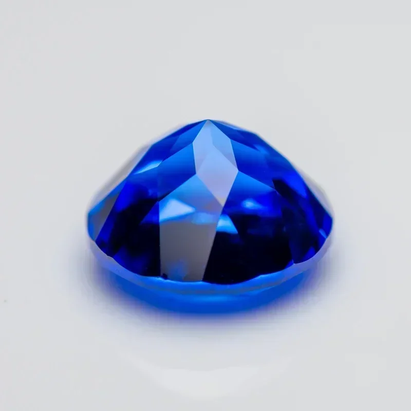 Lab Grown Cobalt Spinel Round Cut Blue Demon Color VVS1 Charms Beads Diy for Jewelry Making Materials Selectable AGL Certificate