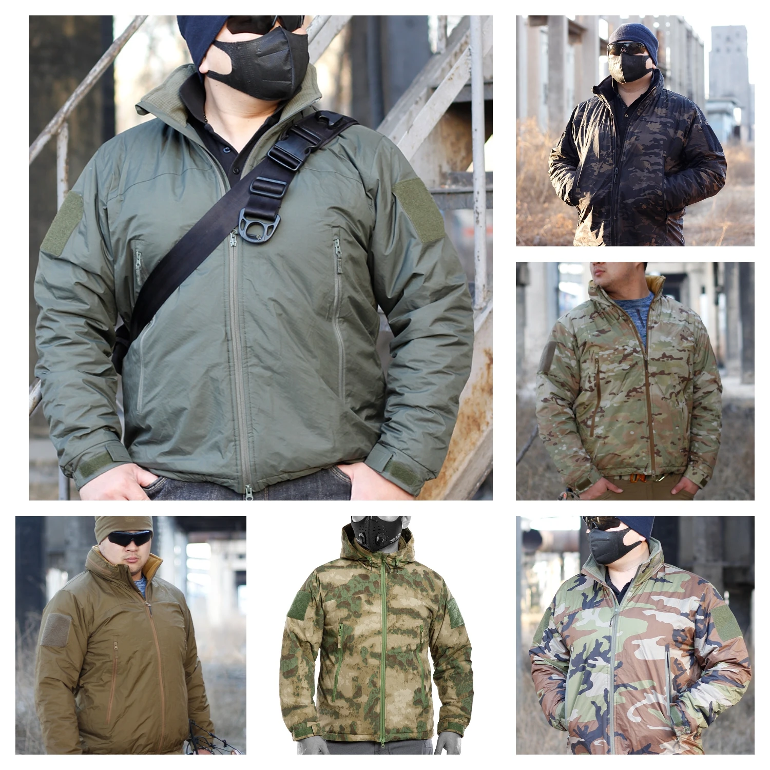 

Level 7 Winter Jacket Tactical Down Jackets for Men Winter Warm Waterproof Windbreakers Hunting Hiking Parkas Coat