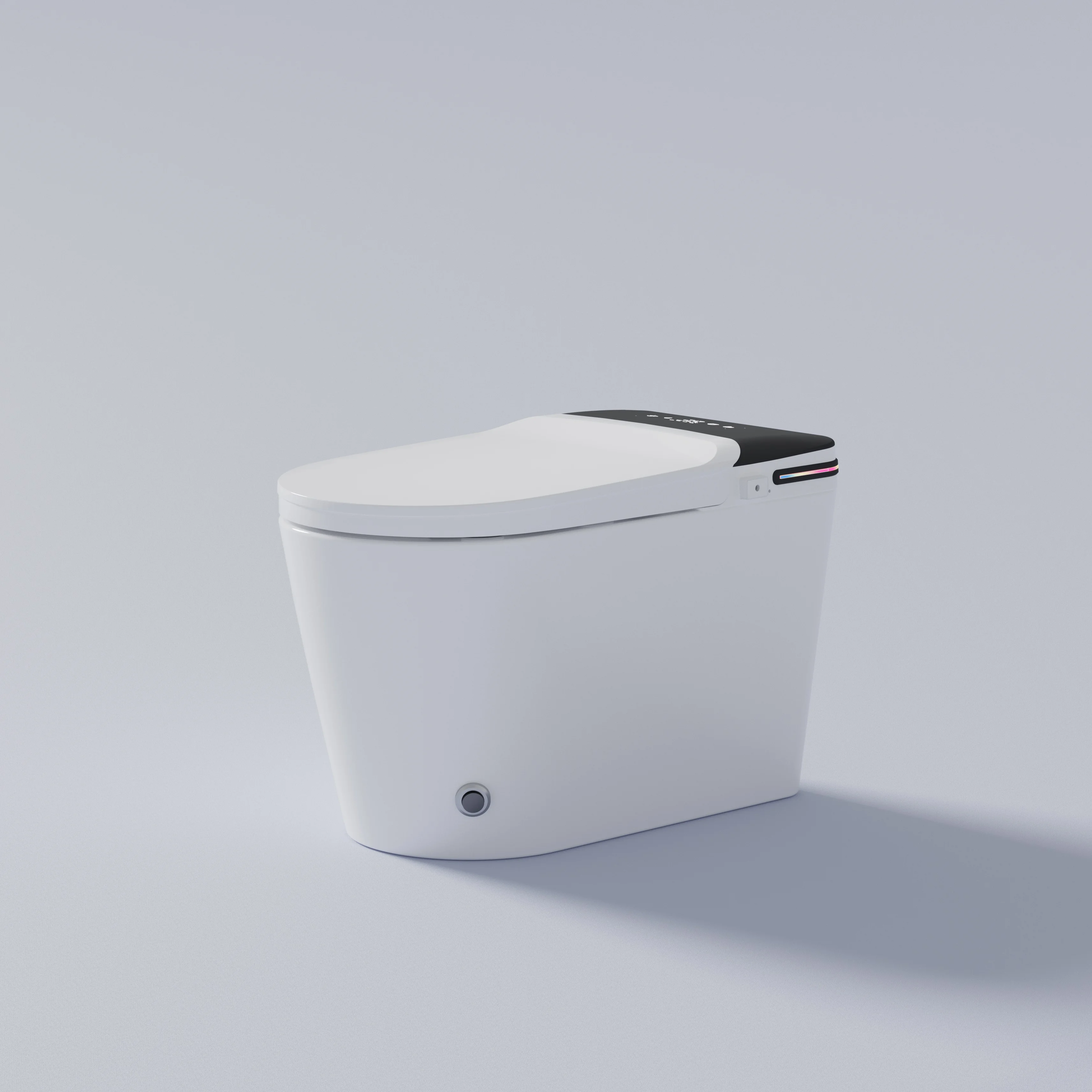 2026 High Quality Smart Toilet Auto-Lift Cover Seat Female Wash WC for Bathroom Villas Hotels Resorts Elongate Bowl S-Trap Drain