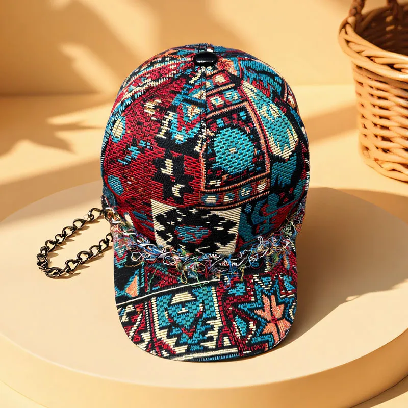 Retro Baseball Cap Vintage Multi-Color Unique Designs Duck Tongue Hat for Outdoor Women Men Fashion Baseball Caps Sun Hat