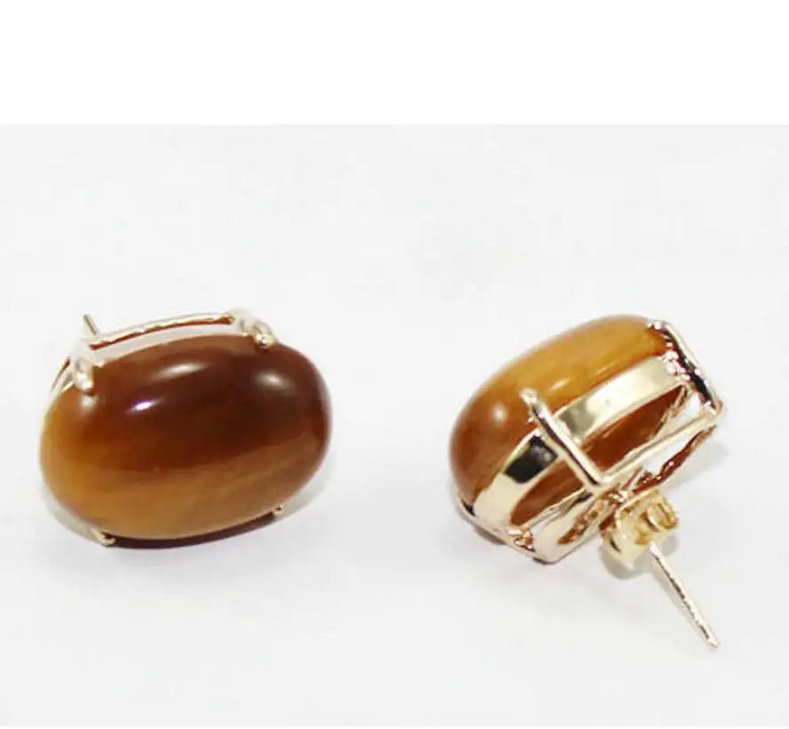 

hot sell new Tiger's Eye/Tiger eye Earring AAA+ Crystal Healing Chatoyant