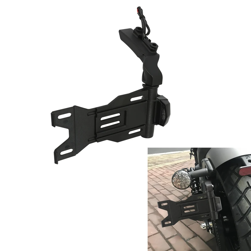 

Adjustable License Plate Mount Fit For Indian Scout Sixty Bobber 2017-2022