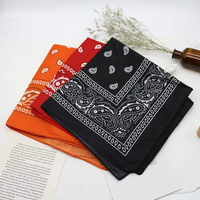 1/4/9Pcs Bohemian Print Bandana Paisley Pattern Headbands Hiphop Kerchief Outdoor Unisex Headband Wrist Wraps Face Mask