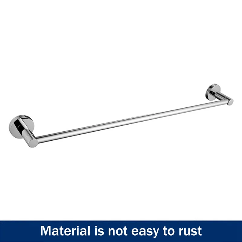 

ABMH-одинарный вешалка для полотенец, полностью медный хромированный держатель для полотенец для ванной комнаты и кухни, двойной вешалка для полотенец, нержавеющее настенное крепление, матовый