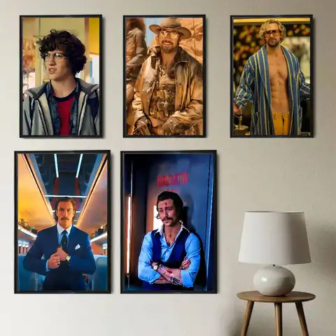 ATJ Bullet Train Aaron Taylor Johnson  Poster HD Art Sticky Wall Waterproof Home Living Room Bedroom Bar Aesthetic Decoration