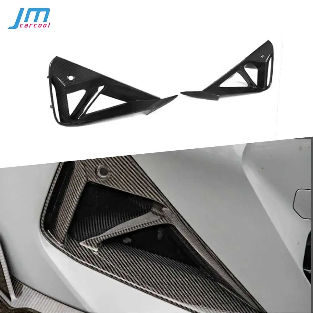 Prepreg Trockenkohlefaser-Frontspoiler für BMW 2er G42 Coupé M240 M-Sport 2022+ FRP Lufteinlass-Abdeckung Zierleiste