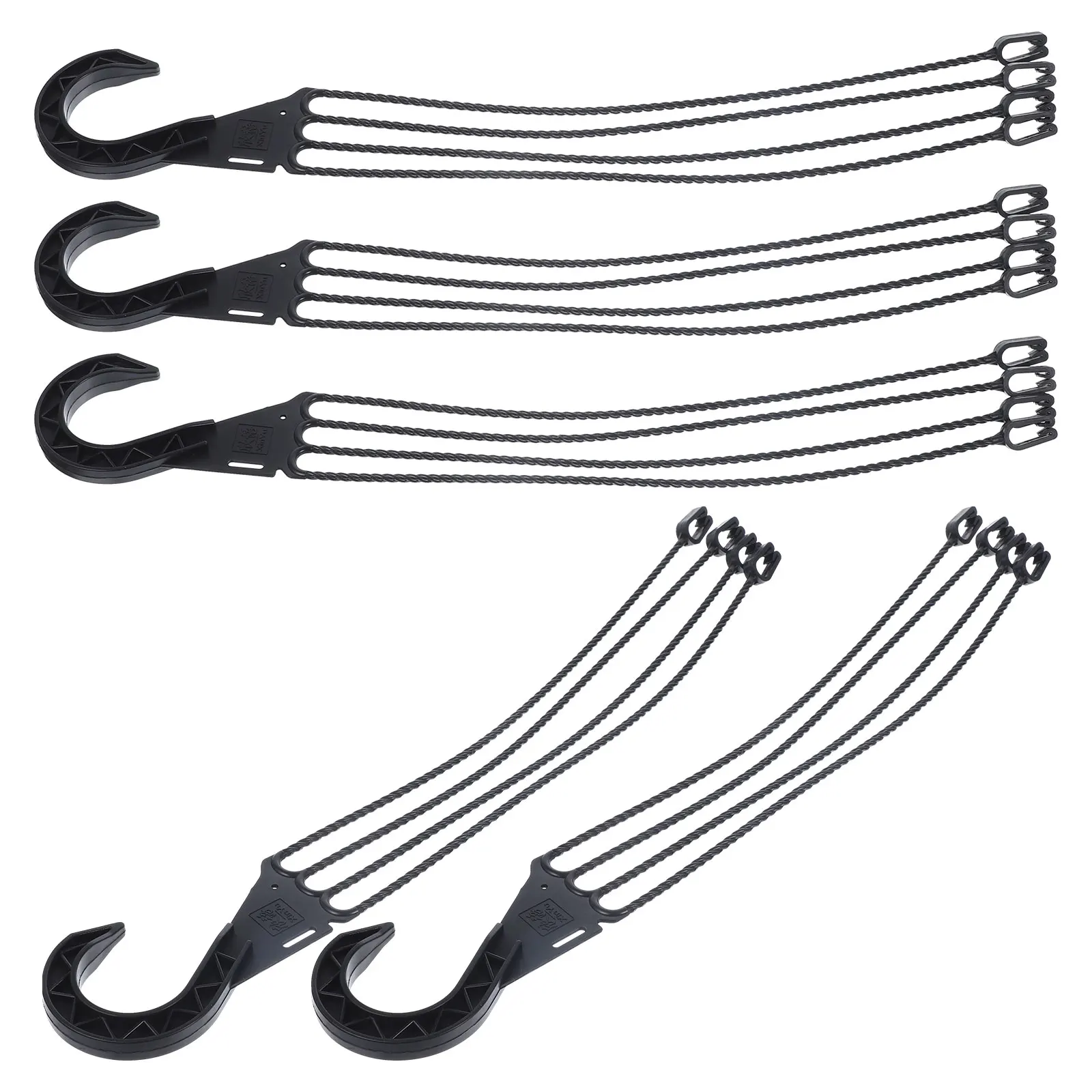 

5 Pcs Hanging Basin Hook Hooks Pot Balcony Plant Flowerpot Support Tools Planter Plastic Hangers for Kitchen Bracket
