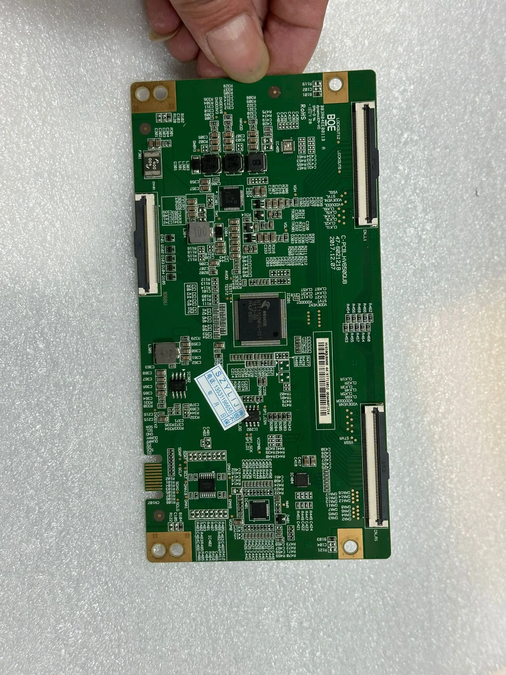 Original C-Pcb -HV650QUB-N90 Logic Board 47-6021218