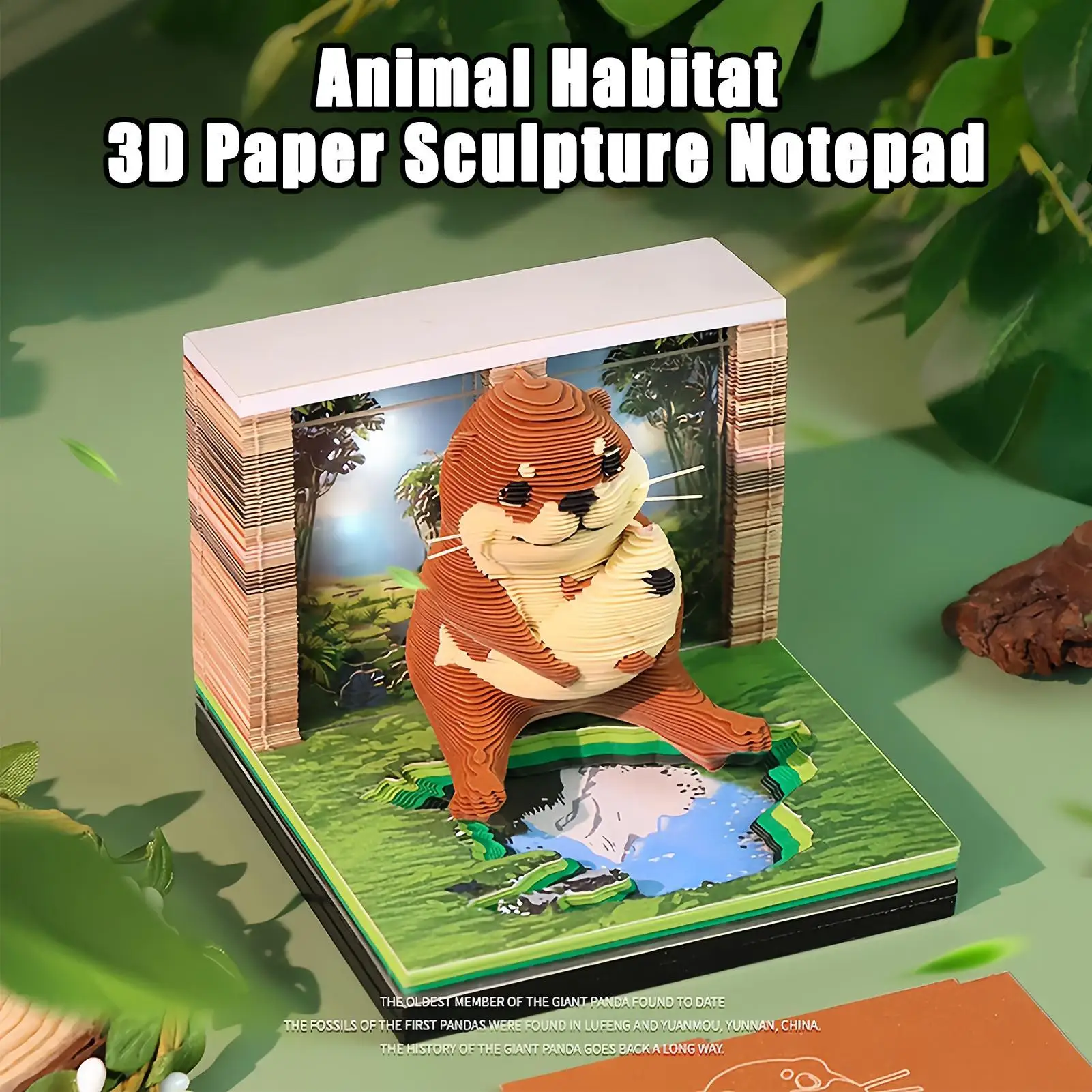 2026 دفتر تقويم مكتبي ثلاثي الأبعاد مع غطاء أكريليك للمنزل والمكتب والمدرسة والشقة وغرفة النوم والحضانة والسفر هدية الحفلات #1