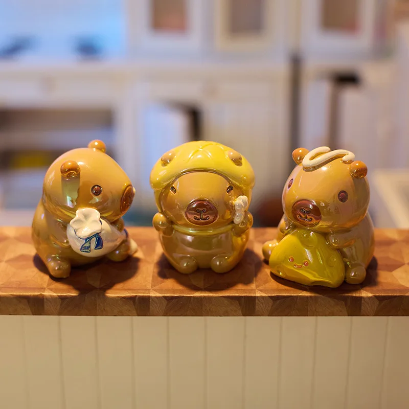 Nieuwe collectie Mini Leuke Capibara Bakwinkel Blinde Tas Decoratie Student Gift Creatieve Directe Verkoop Trendy Speelgoed & Hobby's