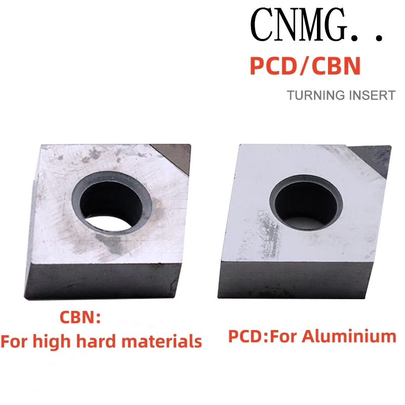 

1PCS CNMG 120408 04 02 Turning Tools Lathe CBN PCD Cutting Carbide Cermet Inserts for Aluminum Cast Iron Processing