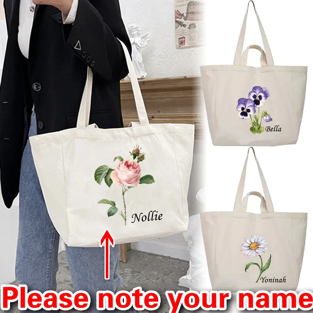 حقيبة قماش عصرية ذات سعة كبيرة قابلة لإعادة الاستخدام، حقيبة يد ترفيهية مطبوعة، حقيبة تسوق متعددة الوظائف