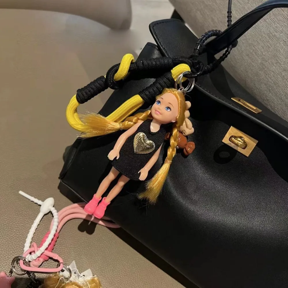 Porte-clés de voiture pour Barbie Butter, pendentif bricolage, changement de vêtements, ornement mignon, nouveau