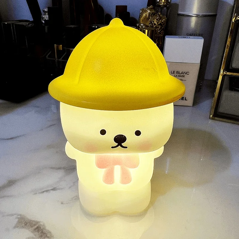 Creative Cute LED Night Light Table Lamp Kids Girl Room Decorative Xmas Gift Lampu Bilik Lighting Bedroom