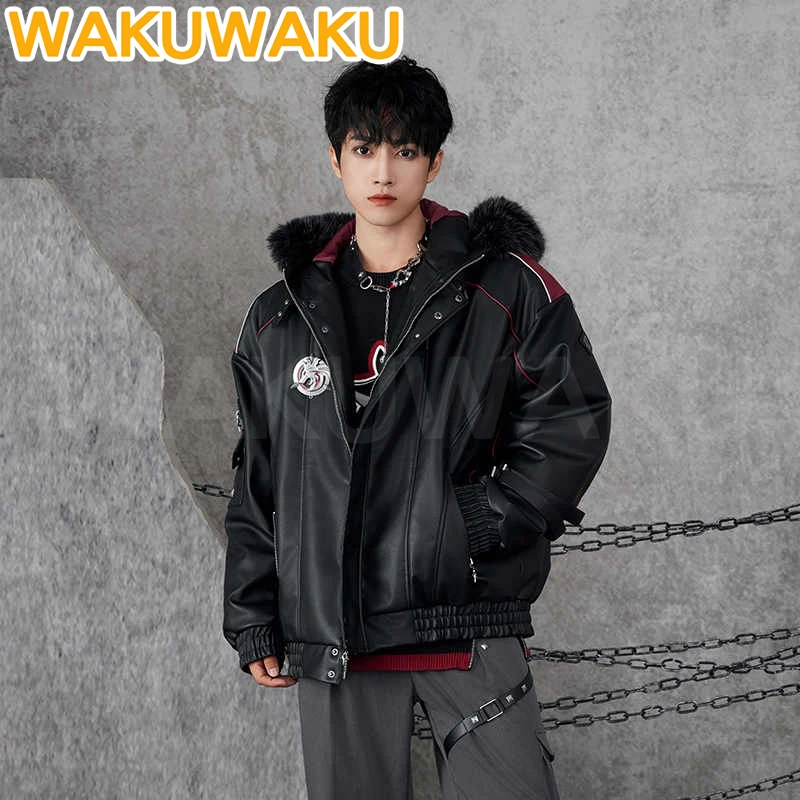 【Official】Wriothesley Cosplay Costume Game Genshin Impact WakuWaku Men Women Daily Causal Wear Coat Wriothesley Doujin Christmas