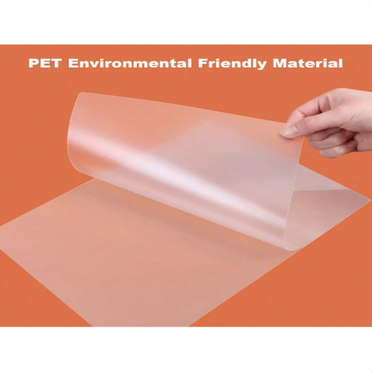 100 sheets transparent thermoplastic paper laminate 6.2 x 4.3 in