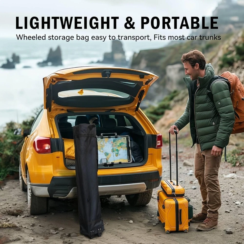 10x10 アウトドア ポップアップ ガゼボ - 瞬時設営キャノピーテント（蚊帳付き）、二重屋根換気式ガゼボキャノピーシェルター、パーゴラ