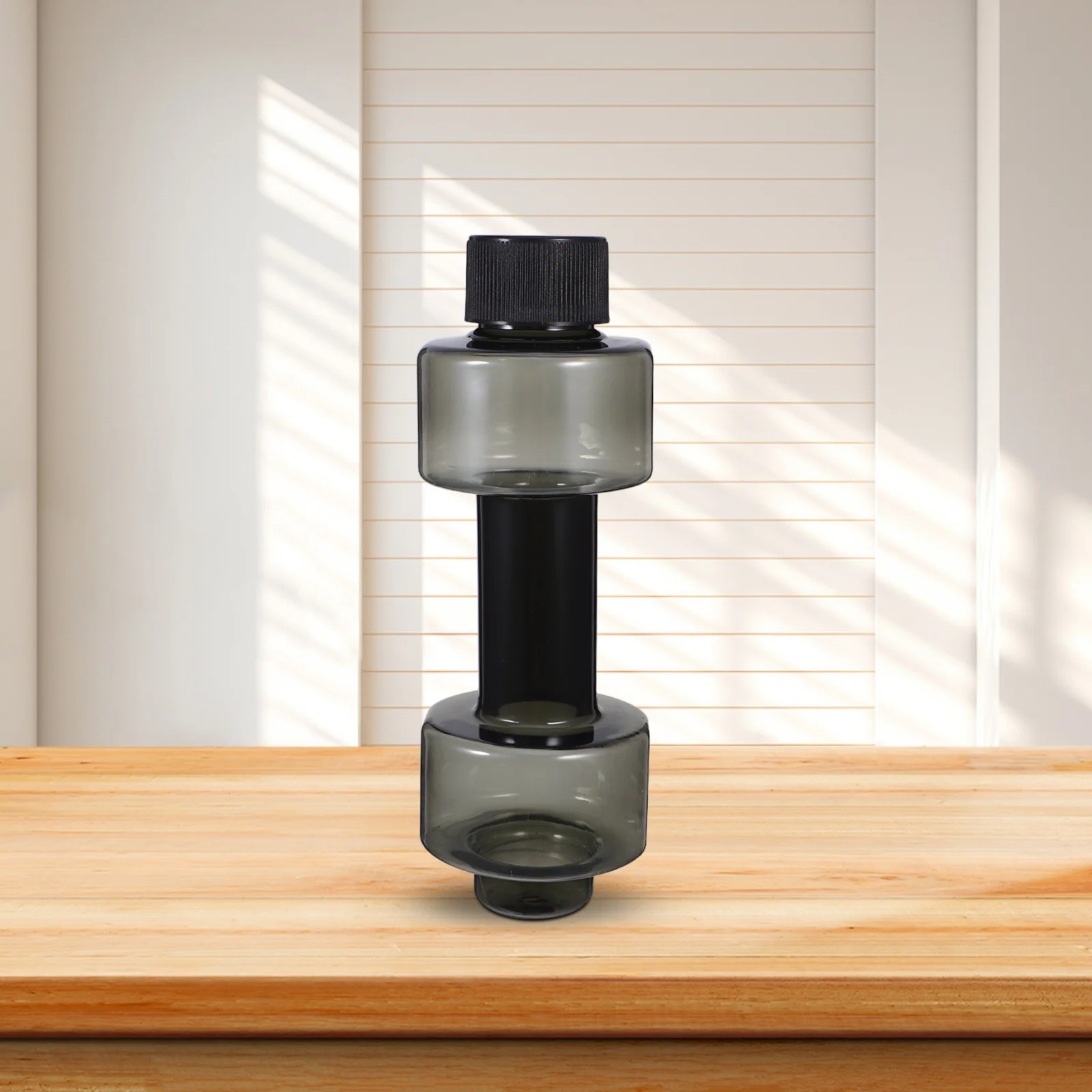 

2 шт., бутылка для воды в форме гантели, портативные спортивные бутылки для воды для тренажерного зала, фитнеса, тренировок, пластиковая чашка для питья, кухонный бар