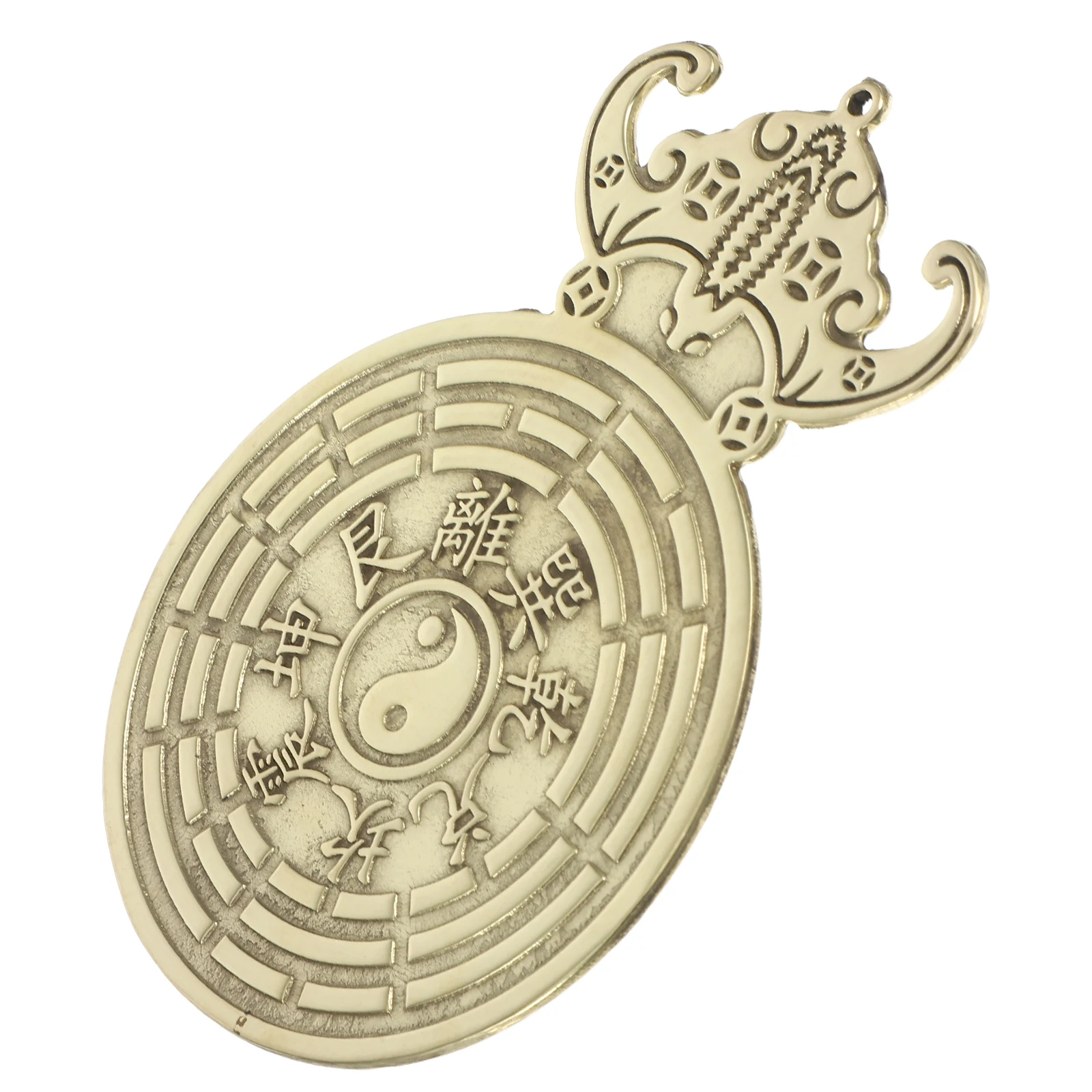 

Keys Copper Bat Pendant Vintage Home Decor Hanging Necklace Eight-Diagram Man Car