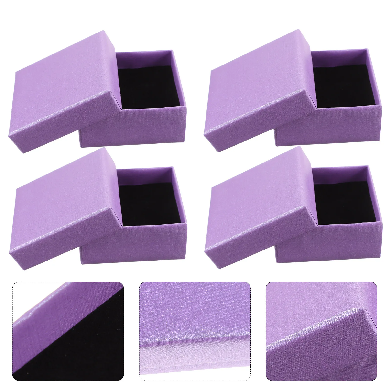 

12Pcs Square Jewelry Gift Boxes Retro Vanity Table Decor Earring Necklace Ring Bracelet Storage Display Organizers Small Paper