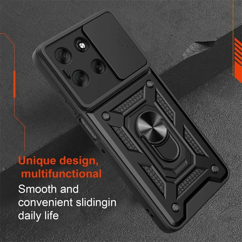 Rüstung Fall Für Motorola Moto G56 G86 5G G15 G35 G55 G75 G85 G04 G24 G54 G84 E14 E15 Objektiv schützen Abdeckung Ring Ständer Halter Fundas – Detail 8