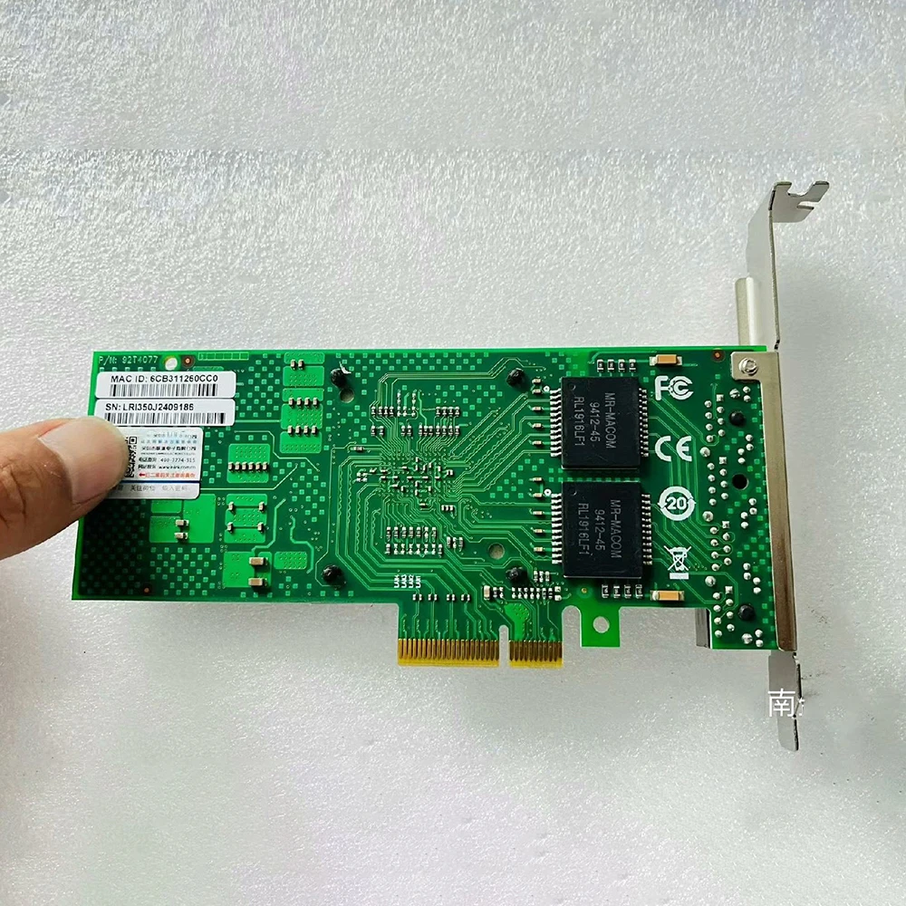 

LREC9714HT PCIE X4 Gigabit net-work card With four Electrical Ports