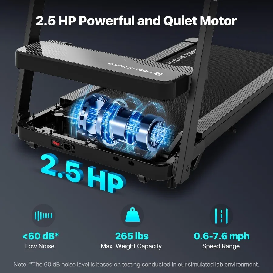 جهاز مشي مدمج محمول تحت المكتب للاستخدام في المكاتب المنزلية مع جهاز تحكم عن بعد بتقنية الذكاء الاصطناعي الذكي ودعم تكامل التطبيق #6