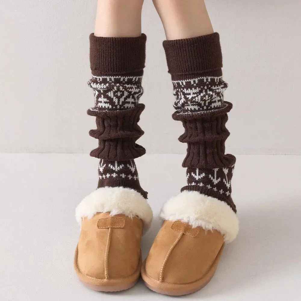 Harajuku Kinder Beinlinge Einfarbig Japanischen Stil Fair Isle Stil Gestrickte Socken Süße Casual Kinder Lange Socken Dame