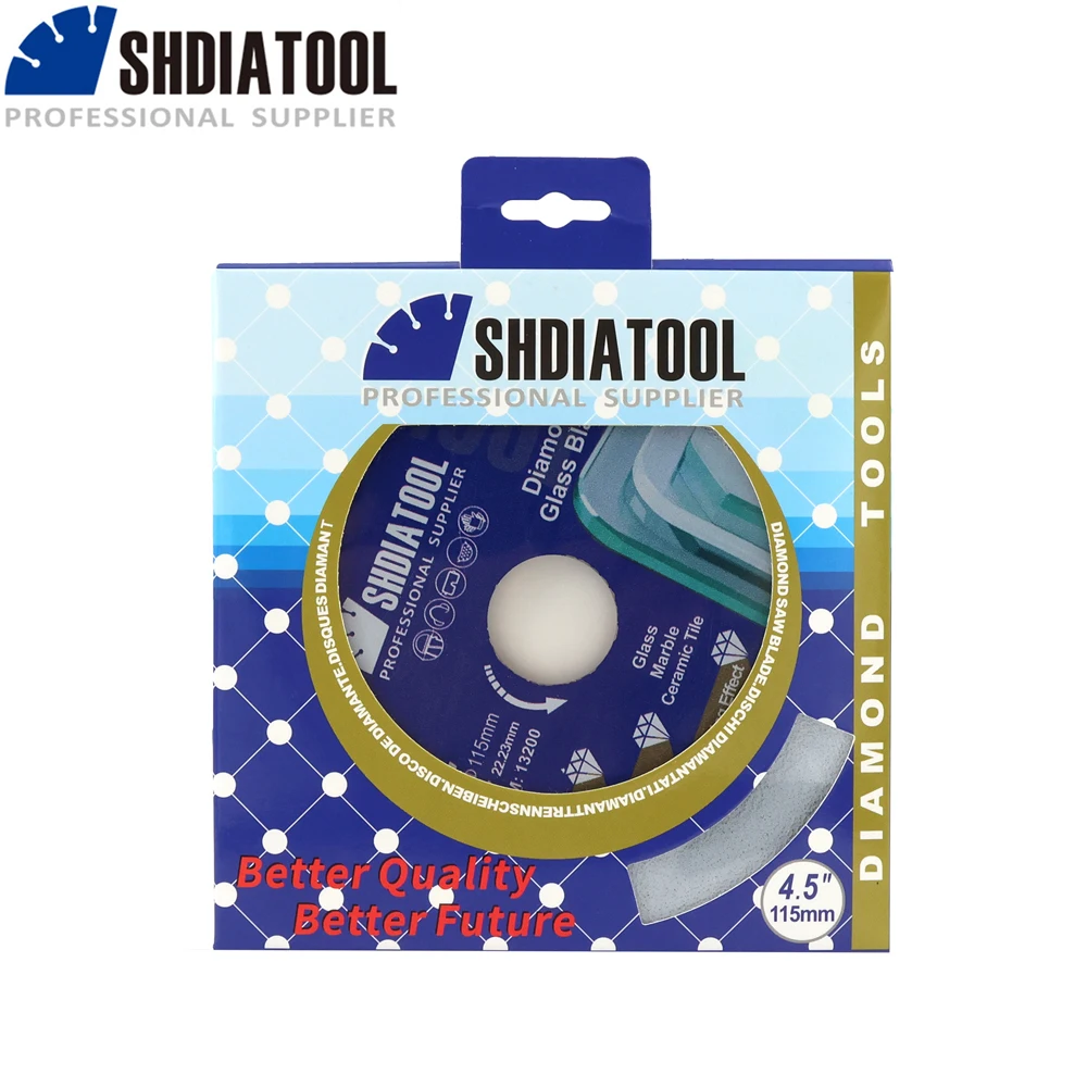 SHDIATOOL-Diamond acrílico telha corte disco, ultra-fino cristal, Jade Circular Saw Blade, garrafas de vinho moagem polonês, 3 