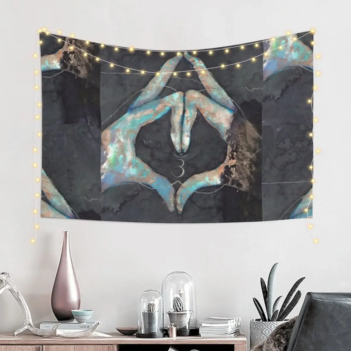 Ajna - third eye chakra mudra Tapestry Living Room Decoration Home Decorators Decorations For Room Tapestry