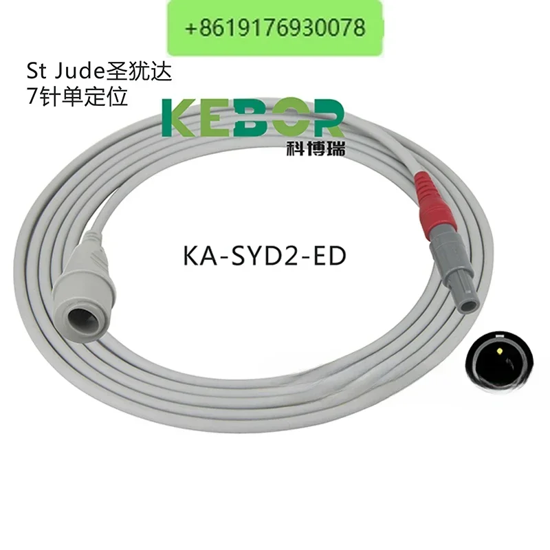 7-контактный инвазивный кабель для измерения артериального давления Святой Иудаи к кабелю датчика давления Эдварда/Браун/Мендрей