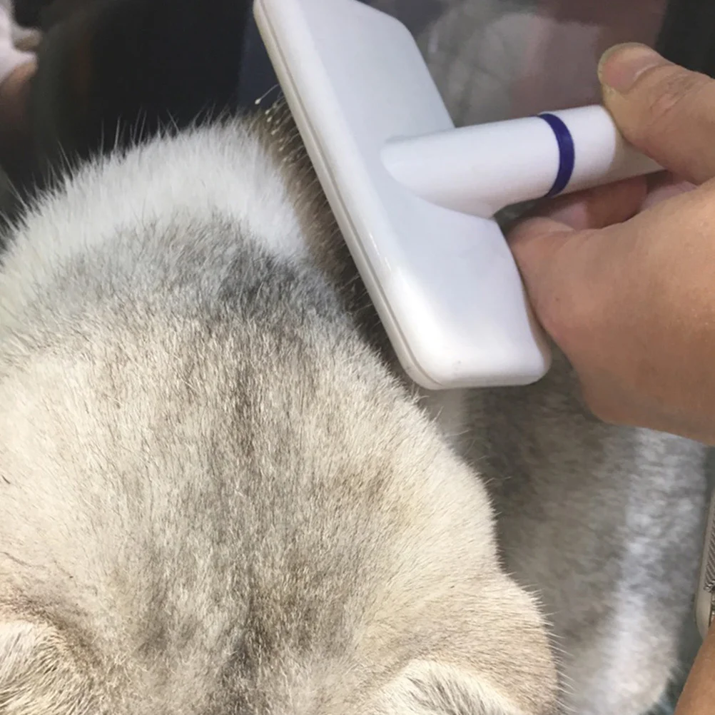 

Pet Grooming Brush for Dogs and Cats Stainless Steel Pins Easy Detangle Comfort Grip Shedding Tool for Long Short Haired Pets