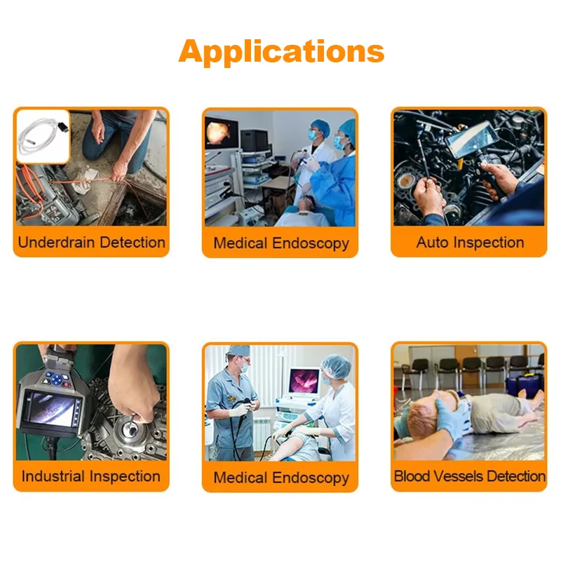 Módulo de cámara de endoscopia Usb más pequeño de 0,9mm 400*400 Mini cámara de módulo de endoscopio OCHTA10 para soluciones médicas inteligentes